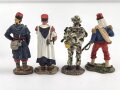 Frankreich Fremdenlegion, zwölf Zinnfiguren je etwa 7cm hoch, gebraucht