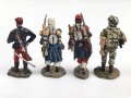 Frankreich Fremdenlegion, zwölf Zinnfiguren je etwa 7cm hoch, gebraucht