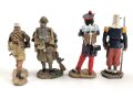 Frankreich Fremdenlegion, zwölf Zinnfiguren je etwa 7cm hoch, gebraucht