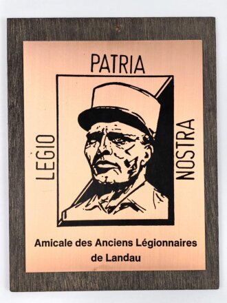 Frankreich Fremdenlegion, Wandplakette " Amicale des...