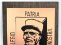 Frankreich Fremdenlegion, Wandplakette " Amicale des Anciens Legionnaires de Landau" Maße etwa 23 x 30cm. Ungereinigt