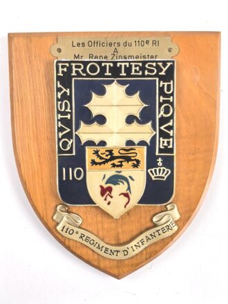 Frankreich Fremdenlegion, Wandplakette "Les Officers...