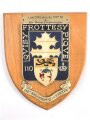 Frankreich Fremdenlegion, Wandplakette "Les Officers du 110 E RI." Höhe etwa 18cm, ungereinigtes Stück