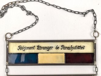 Frankreich Fremdenlegion, Bleiglasbild " Regiment...