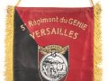 Frankreich, Wimpel " 5e Regiment du Genie Versailles" Höhe etwa 32cm