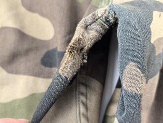 Frankreich Fremdenlegion, Tarnjacke und Hose eines Angehörigen der Feldgendarmerie. Ungereinigt