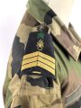 Frankreich Fremdenlegion, Tarnjacke und Hose eines Angehörigen der Feldgendarmerie. Ungereinigt