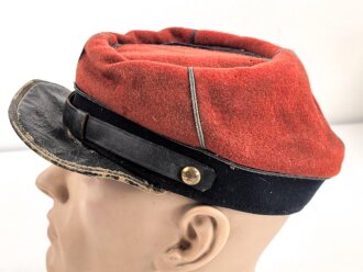Frankreich , Käppi Modell 1884. Der Vorderschirm aus...