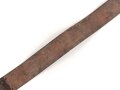 Frankreich , Lederkoppel Modell 1903. Vorschriftsmäßiges Stück mit 11 Lochreihen. Undatiert, so sowohl im 1. als auch im 2. Weltkrieg getragen. Gesamtlänge 109cm, ungereinigtes Stück