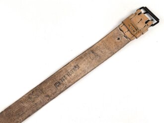 Frankreich Fremdenlegion, Lederkoppel ähnlich dem Modell 1903. Guter Zustand, Gesamtlänge 106cm