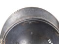 Frankreich 1. Weltkrieg, Stahlhelm Adrian Modell 1915 für Infanterie. Originallack, Innenfutter und Kinnriemen fehlen
