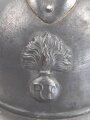 Frankreich 1. Weltkrieg, Stahlhelm Adrian Modell 1915 für Infanterie. Originallack, Innenfutter und Kinnriemen fehlen