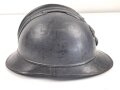 Frankreich 1. Weltkrieg, Stahlhelm Adrian Modell 1915 für Infanterie. Originallack, Innenfutter und Kinnriemen fehlen