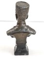 Frankreich, bronzierte Spritzgußfigur Marschall Philippe Patain. Höhe ca 16cm, beschädigtes Stück