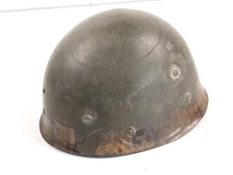 Frankreich, Innenhelm zum Stahlhelm M51. Originallack