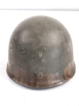 Frankreich, Innenhelm zum Stahlhelm M51. Originallack