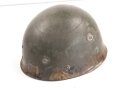 Frankreich, Innenhelm zum Stahlhelm M51. Originallack
