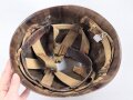 Frankreich, Innenhelm zum Stahlhelm M51. Originallack
