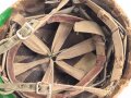 Frankreich, Innenhelm für Fallschirmtruppen zum Stahlhelm M51. Aus diversen Teilen zusammengebaut, Fremdenlegion ?