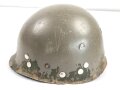 Frankreich, Innenhelm für Fallschirmtruppen zum Stahlhelm M51. Aus diversen Teilen zusammengebaut, Fremdenlegion ?