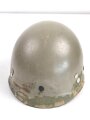 Frankreich, Innenhelm für Fallschirmtruppen zum Stahlhelm M51. Aus diversen Teilen zusammengebaut, Fremdenlegion ?