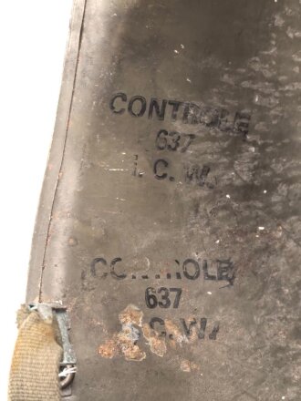 Frankreich, Stahlhelmglocke  M51. Originallack