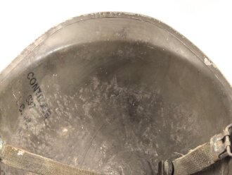 Frankreich, Stahlhelmglocke  M51. Originallack