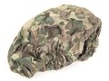 Frankreich Fremdenlegion, Stahlhelm " Tarnnetz" gefertigt aus U.S. Marinecorps Mückenschleiern aus dem 2. Weltkrieg. Getragen