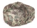 Frankreich Fremdenlegion, Stahlhelm " Tarnnetz" gefertigt aus U.S. Marinecorps Mückenschleiern aus dem 2. Weltkrieg. Getragen