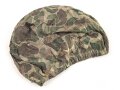 Frankreich Fremdenlegion, Stahlhelm " Tarnnetz" gefertigt aus U.S. Marinecorps Mückenschleiern aus dem 2. Weltkrieg. Getragen