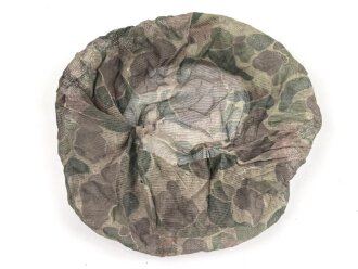Frankreich Fremdenlegion, Stahlhelm " Tarnnetz" gefertigt aus U.S. Marinecorps Mückenschleiern aus dem 2. Weltkrieg. Getragen