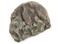 Frankreich Fremdenlegion, Stahlhelm " Tarnnetz" gefertigt aus U.S. Marinecorps Mückenschleiern aus dem 2. Weltkrieg. Getragen