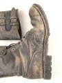 Frankreich, Armee und  Fremdenlegion Kampfstiefel, ähnlich dem amerikanischen Modell aus dem 2. Weltkrieg, so unter anderem in Indochina getragen. Ungereinigtes Paar, Sohlenlänge etwa 32cm