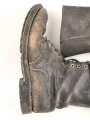 Frankreich, Armee und  Fremdenlegion Kampfstiefel, ähnlich dem amerikanischen Modell aus dem 2. Weltkrieg, so unter anderem in Indochina getragen. Ungereinigtes Paar, Sohlenlänge etwa 32cm