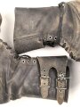 Frankreich, Armee und  Fremdenlegion Kampfstiefel, ähnlich dem amerikanischen Modell aus dem 2. Weltkrieg, so unter anderem in Indochina getragen. Ungereinigtes Paar, Sohlenlänge etwa 32cm