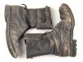 Frankreich, Armee und  Fremdenlegion Kampfstiefel, ähnlich dem amerikanischen Modell aus dem 2. Weltkrieg, so unter anderem in Indochina getragen. Ungereinigtes Paar, Sohlenlänge etwa 32cm