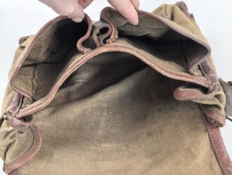 Frankreich 2. Weltkrieg, Brotbeutel Modell 1935 in gutem Gesamtzustand