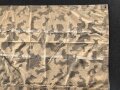 Frankreich 2. Weltkrieg, Zeltbahn datiert 1940. Mit hoher wahrscheinlichkeit nach dem 2. Weltkrieg von der Fremdenlegion vereinnahmt. Einseitig Schlaufen angebracht, DANACH mit Tarndruck versehen. Gebraucht, guter Zustand #1