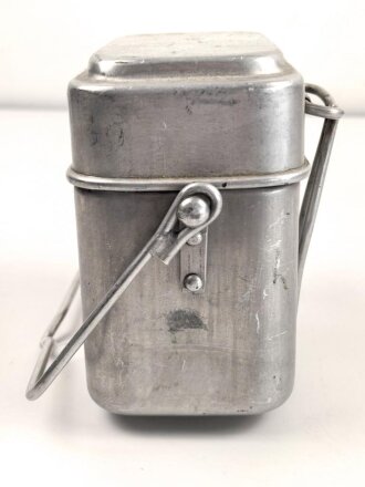 Frankreich 2.Weltkrieg, dreiteiliges Kochgeschirr aus Aluminium