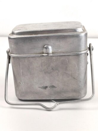 Frankreich 2.Weltkrieg, dreiteiliges Kochgeschirr aus Aluminium