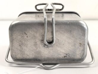 Frankreich 2.Weltkrieg, dreiteiliges Kochgeschirr aus Aluminium