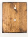 Frankreich, Erinnerungsgegenstand auf Holzplatte " 110 Regiment DÌnfanterie " Maße etwa 12 x 15cm