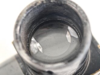 Frankreich 1.Weltkrieg, Grabenperiskop in Tasche. Hersteller Berthiot Paris. Klare Durchsicht, mittig teilbar, Durchsicht funktioniert auch gedreht, mal hat also 360 Grad Rndumsicht