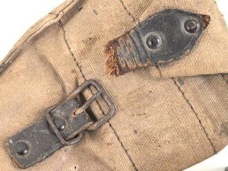 Frankreich 1.Weltkrieg, Grabenperiskop in Tasche. Hersteller Berthiot Paris. Klare Durchsicht, mittig teilbar, Durchsicht funktioniert auch gedreht, mal hat also 360 Grad Rndumsicht