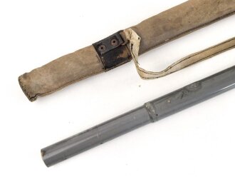 Frankreich 1.Weltkrieg, Grabenperiskop in Tasche. Hersteller Berthiot Paris. Klare Durchsicht, mittig teilbar, Durchsicht funktioniert auch gedreht, mal hat also 360 Grad Rndumsicht