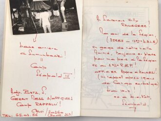 Frankreich Fremdenlegion, Buch von 1978 mit persönlicher Widmung und Foto " La Legion saute sur Kolwezi"