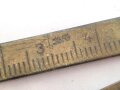 Frankreich , faltbarer Meterstab Messing