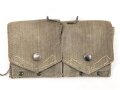 Frankreich , Magazintasche für ein Lochkoppel,Teil der Modell 1950 TAP Ausrüstung ( TAP = Troupes Aero Portees / Fallschirmjäger ) gebraucht