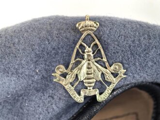 Belgien, hellblaues Barett mit Abzeichen der " Royal...