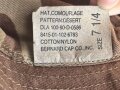 U.S. Army 1990 dated hat, Desert 6col. , size 7 1/4, used